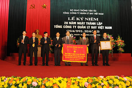 Lễ kỷ niệm 20 năm ngày thành lập Tổng công ty Quản lý bay Việt Nam (20/04/1993 – 20/04/2013)